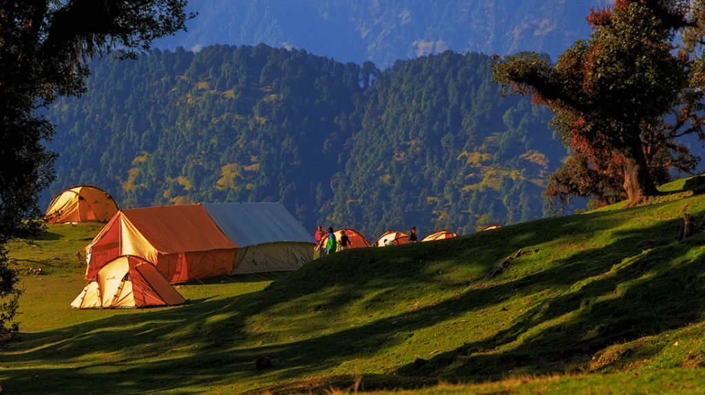 Camping in Chopta