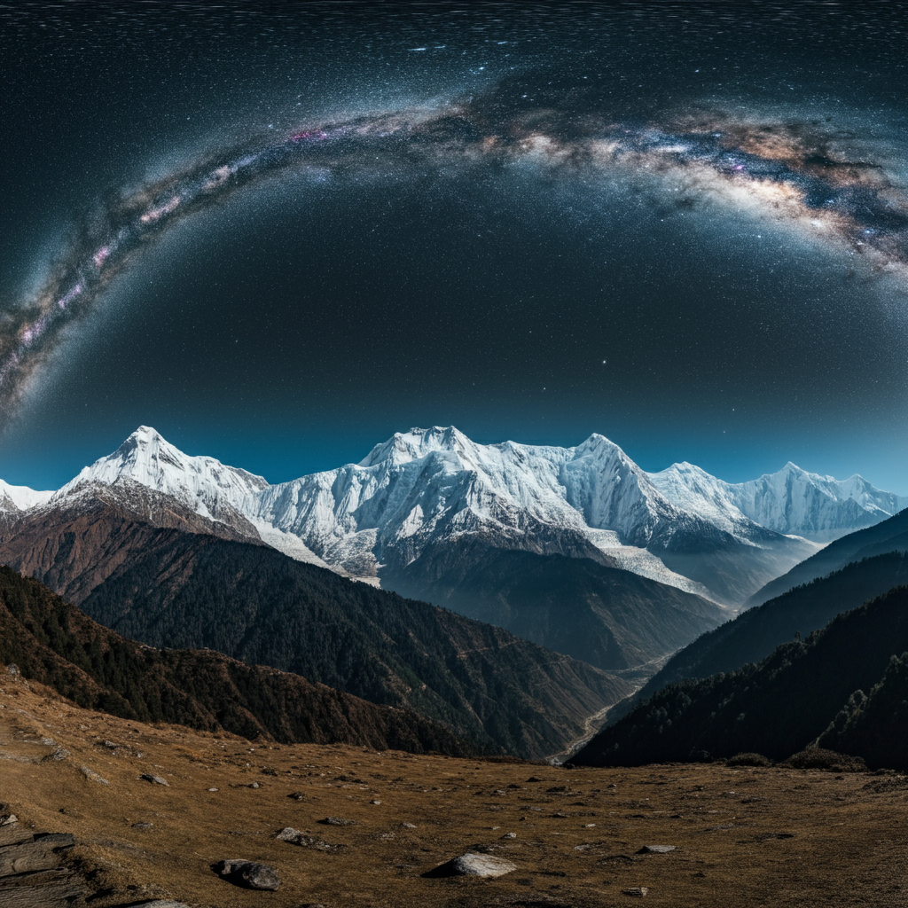 Auli Night Sky