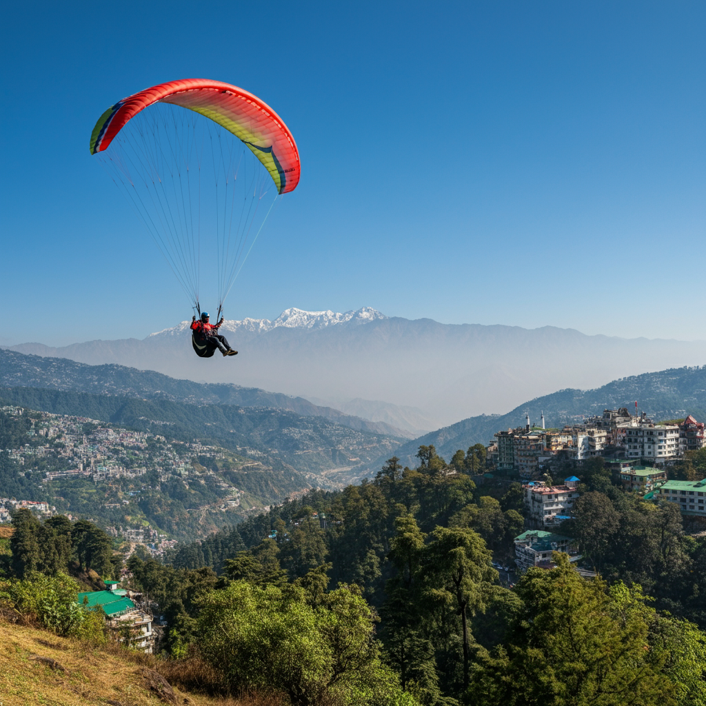 Paragliding Over Mussoorie