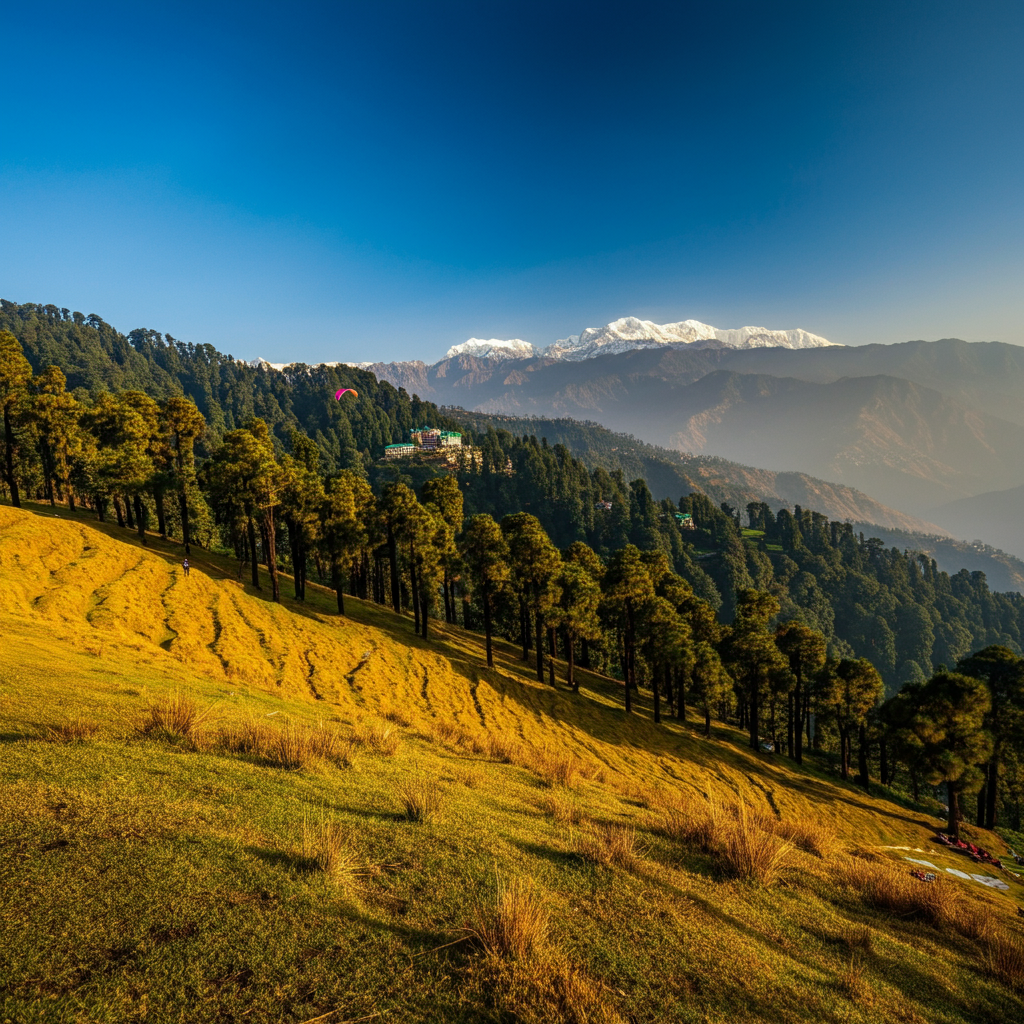Ranikhet Paragliding View