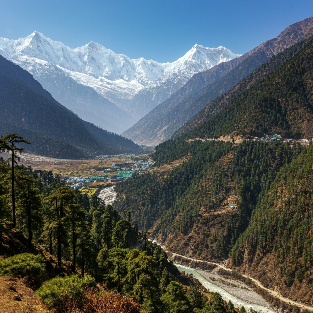 Apple Orchards of Harsil Valley