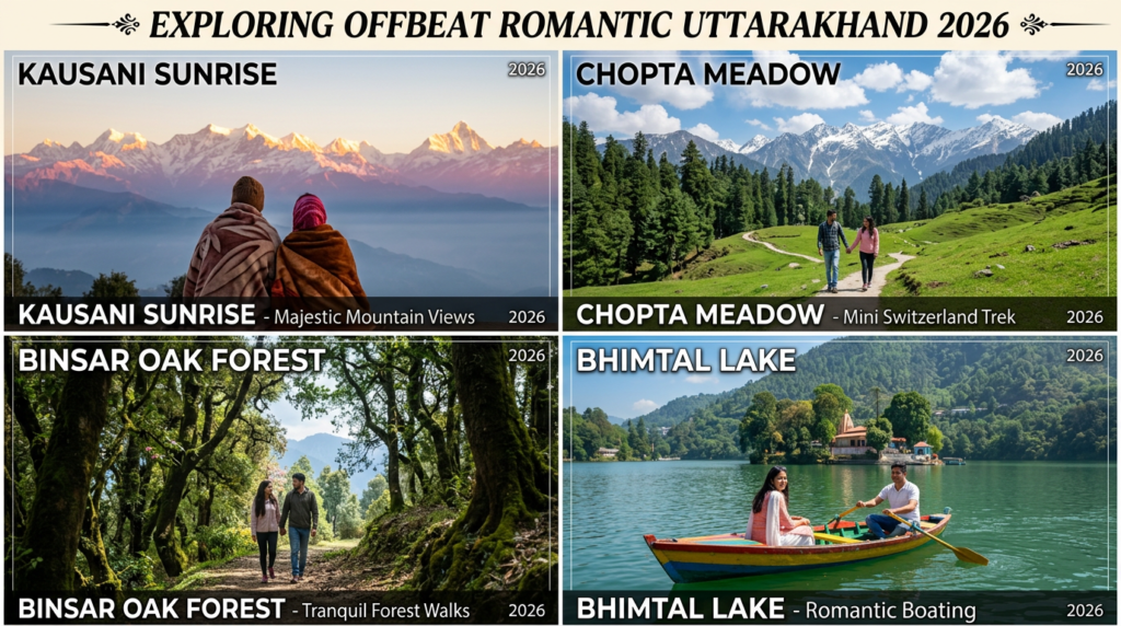 The 10 Offbeat & Best Romantic Places in Uttarakhand for Couples