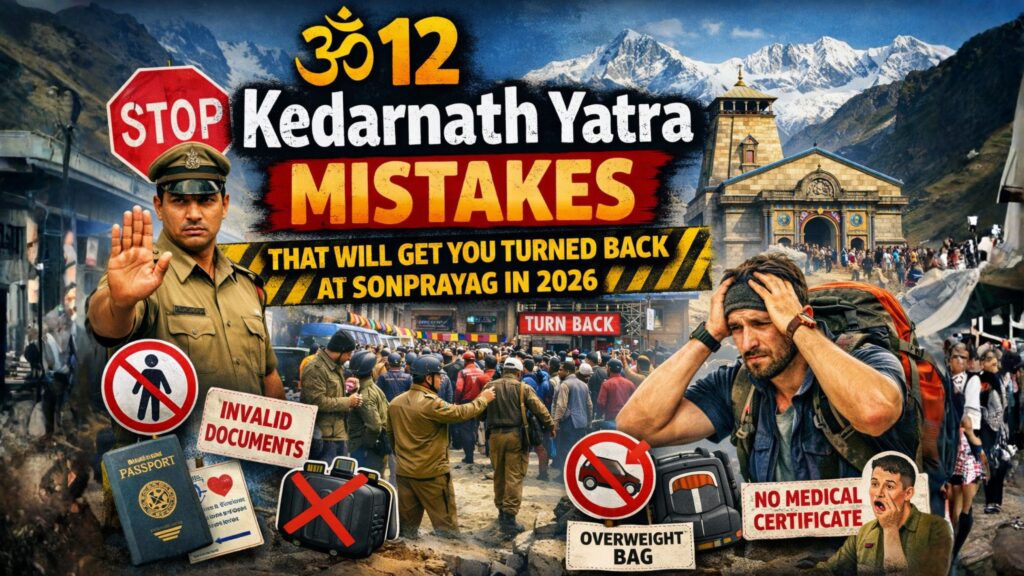 Kedarnath Yatra Mistakes