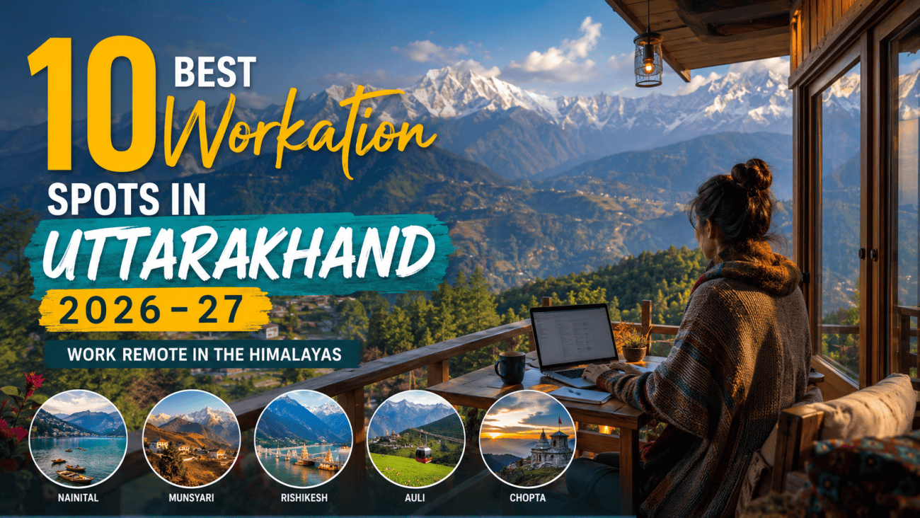 10 Best Workation Spots in Uttarakhand 2026-27