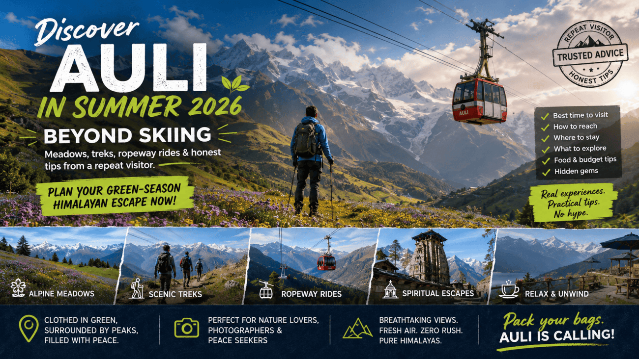 Auli in summer 2026
