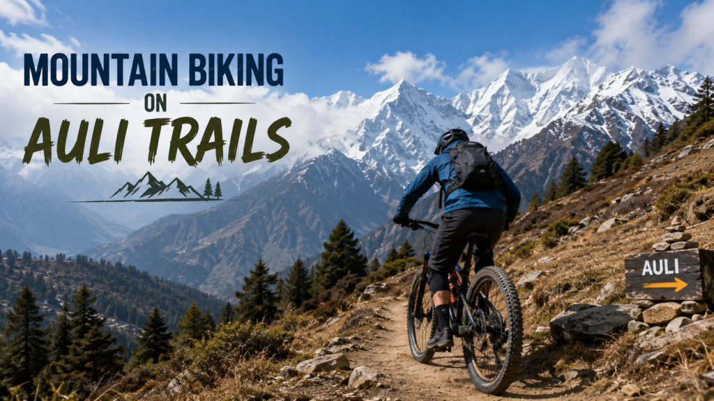 Mountain Biking on Auli Trails