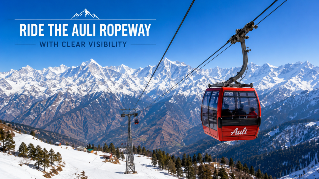Ride the Auli Ropeway With Clear Visibility