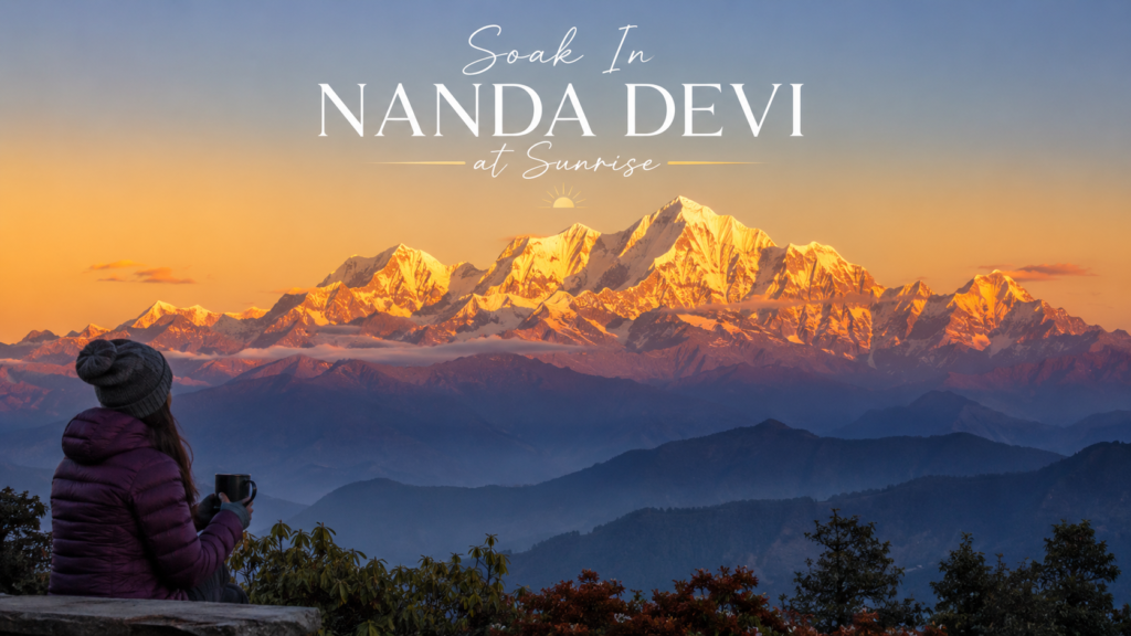 Soak In Nanda Devi at Sunrise