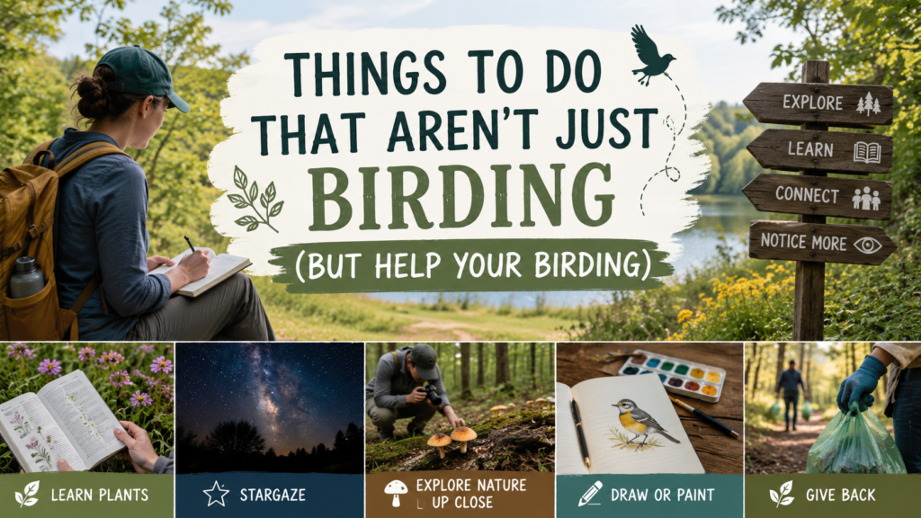 Things to Do That Aren't Just Birding (But Help Your Birding)