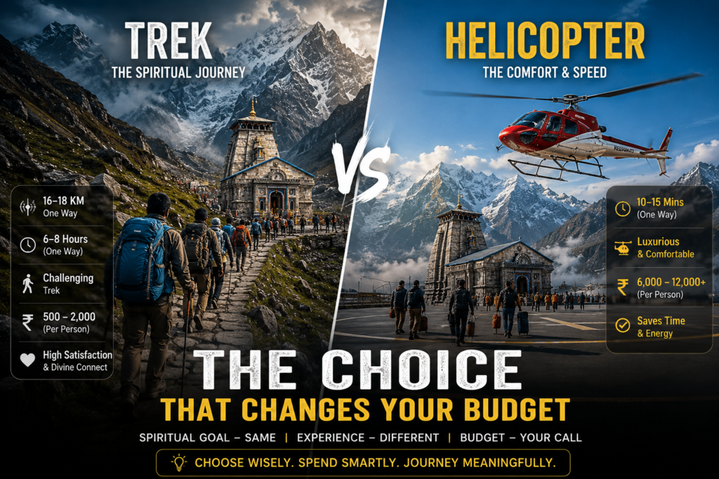 Trek vs Helicopter