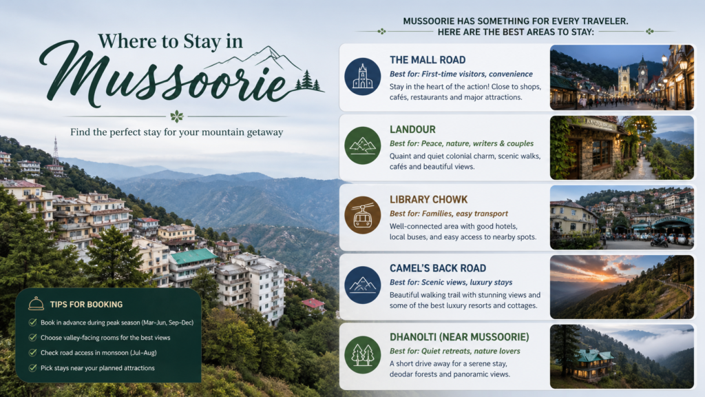 Where to Stay in Mussoorie 