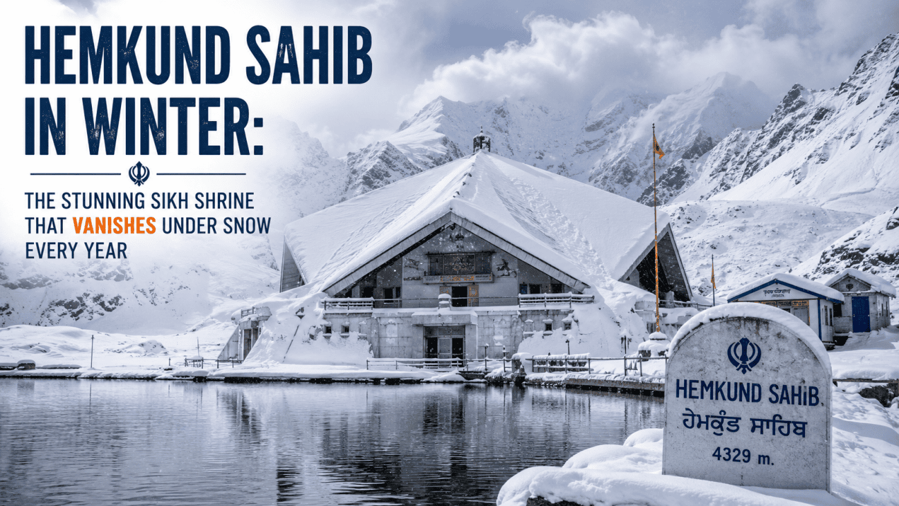 Hemkund Sahib in Winter