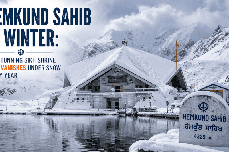 Hemkund Sahib in Winter