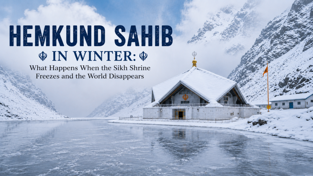 Hemkund Sahib in Winter season
